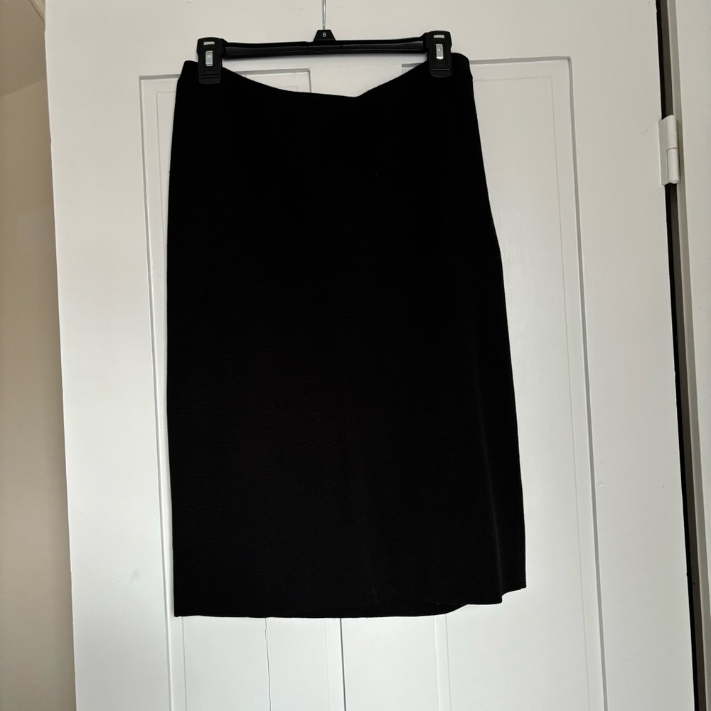 Eileen Fisher Silk Cotton Knit Skirt
